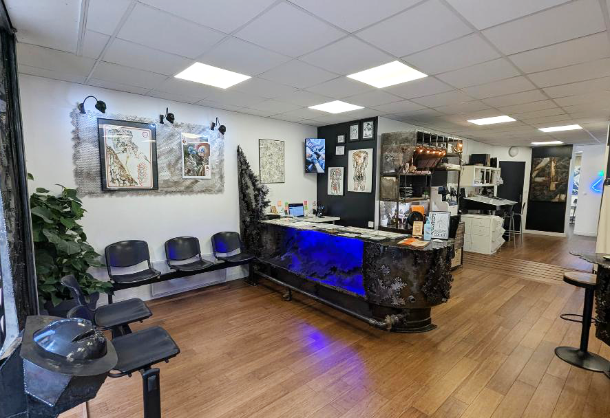 Accueil tatouages du salon Feeling Tattoo Piercing